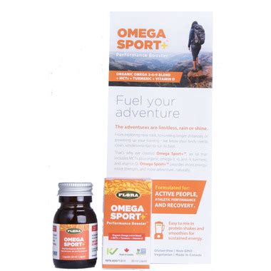 Flora Omega Sport + Performance Booster 